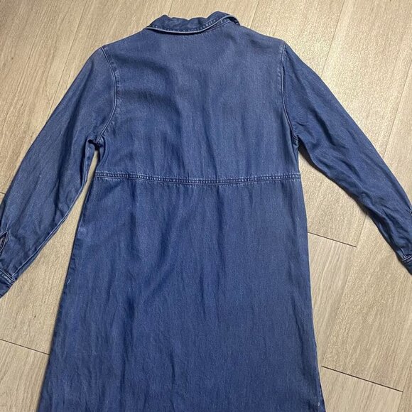 Vintage Nordstrom Jean Demin Blue Dress Small PRE OWNED - Picture 7 of 11
